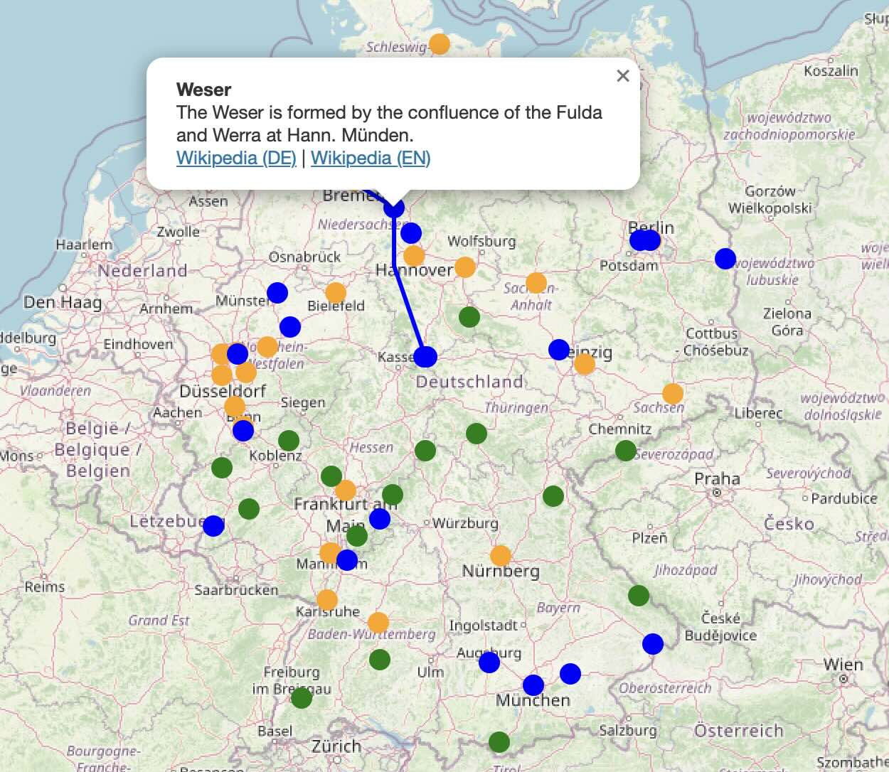 A Map of Germany